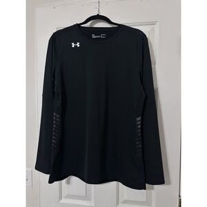UNDER ARMOUR Women's UA‎ Endless Power Jersey LS Shirt Size Large Black Training